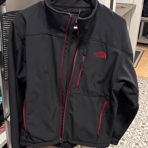The North Face Men's Black and Red Performance Jacket